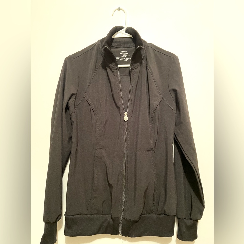 Cherokee iflex Uniforms Zip Front Scrub Jackets for Women